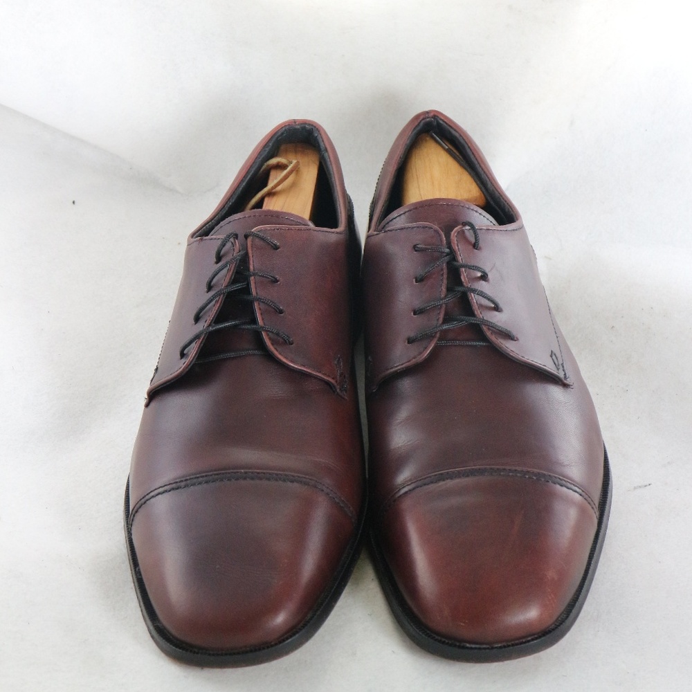 FLORSHEIM Welles Burgundy Cap Toe Oxford Shoes Sz 15 3E - Picture 7 of 8